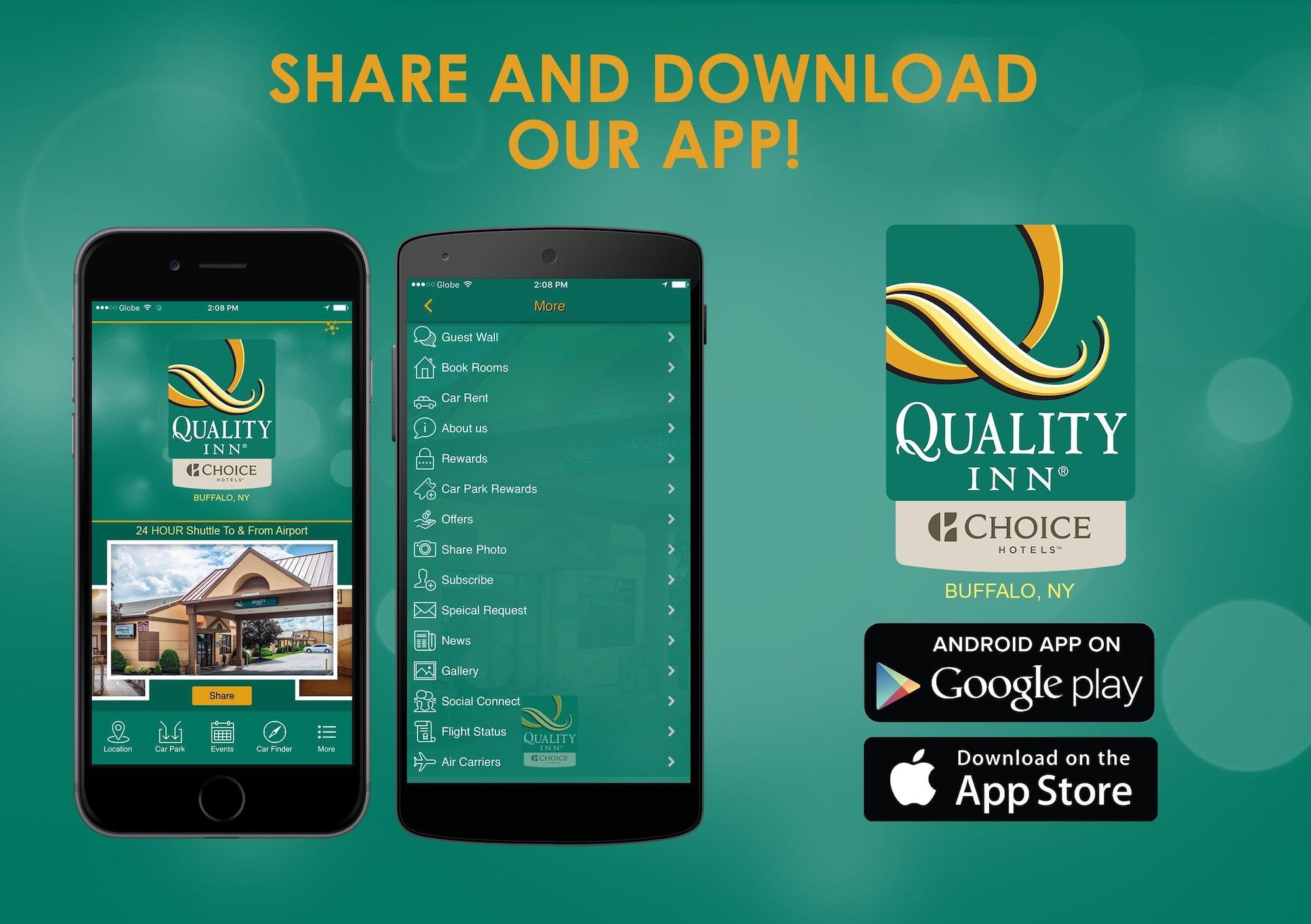 Quality Inn Airport Cheektowaga Bagian luar foto